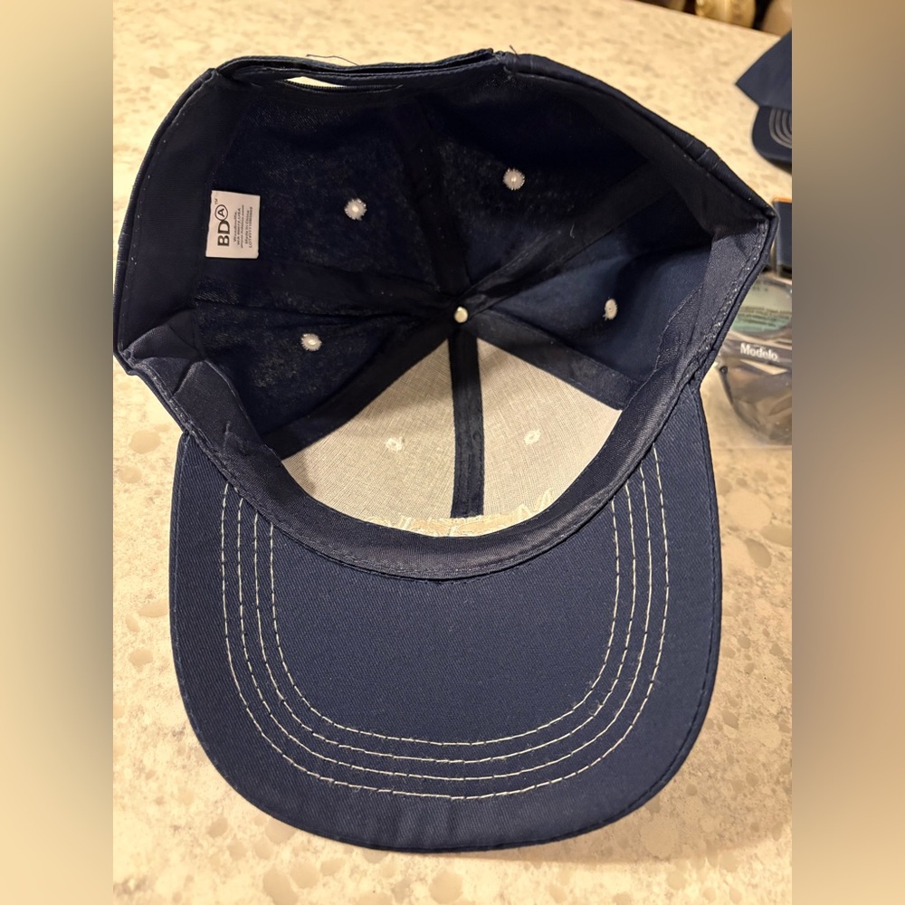NEW 🍻Modelo Navy Blue Caps /Accessories Set for 2: caps beads koozies sunglasses - Picture 6 of 12
